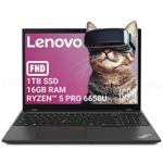 Lenovo ThinkPad Ryzen 5 PRO 16GB RAM DDR5 1TB SSD WUXGA Notebook Gamer