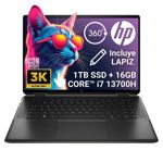Notebook HP Spectre X360 Intel Core i7 13700H 16GB 1TB SSD TOUCH 3K 2en1 16-F2013 Black