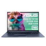 Notebook Asus Vivobook Core i3 1215u 8GB RAM 512GB SSD 15,6 FHD