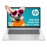 Notebook HP Pavilion AMD Ryzen 3 7320U 8GB RAM 256GB SSD 17.3 HD+ Win11