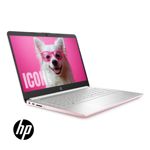 Notebook Pink Intel Quadcore Disco 192GB 8GB RAM Win11 HP Pavilion ROSA