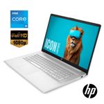 Notebook Core I5 16gb Ram 1TB SSD FHD 17.3 Intel Iris Xe Win11 Natural Silver HP 17