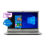 Notebook Enova 14 celeron N4020 Ram 4gb SSD 128GB Win 11 Home Color Gris