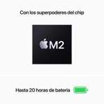 MacBook Pro 13,3 pulgadas Apple M2 CPU 8Core GPU 10Core, 256GB SSD, 8GB Ram Silver - MNEP3LE-A