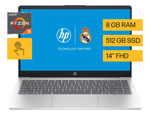 Notebook Hp 14-em0252la Amd Ryzen 5 7520u 8gb Ram 512gb W11