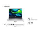 Notebook Acer Aspire Go 15 Slim Intel Core i3-N305 8GB 128GB 15 FHD IPS Win 11