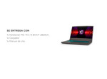 Notebook Gamer MSI Thin 15 B13VF-2829US 