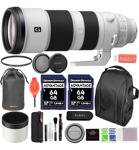 Paquete De Lentes Sony Fe Con Accesorios Y Tarjetas Sdxc