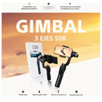 Gimbal S5b Estabilizador De Camara Para Celular Fotos Videos