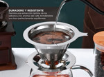 Soporte Filtro De Cafe Gadnic Acero Inoxidable 