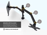 Soporte Doble Brazo Gadnic Para Monitor y Notebook 13-32