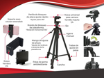 Tripode Fotografia Profesional + Adaptador 1.4 Mts TR9 - SKYWAY