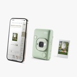 Cámara Híbrida Impresora Instantánea Fujifilm Instax Mini Liplay Verde
