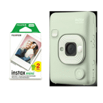 Cámara Híbrida Impresora Instantánea Fujifilm Instax Mini Liplay Verde +20 Fotos