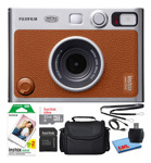 Cámara Fujifilm Instax Mini Evo Marrón 20 Películas 32 Gb