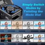 Cámara Camcordy 4K compacta de 56 MP, antivibración, con zoom de 18X, WiFi