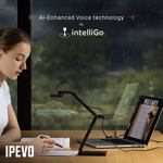 Cámara de documentos IPEVO V4K PRO Ultra HD USB con micrófono AI de 8 MP