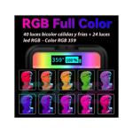 Mini Luz Video Fotografia 359rgb 24 Modos 2500-9000k Cl-v09r