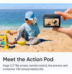 Cámara Portátil Insta360 Go 3s 4k 64 Gb Negra