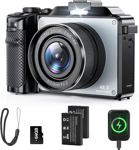 Cámara digital TEDFLOP 4K 56MP para fotografía y vídeo