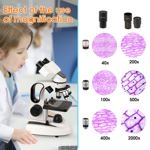 Microscopio biológico SEDUMIC Binocular 40X-2000X con cámara