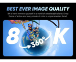 Insta360 X4 Cámara De Acción 8k 360 Impermeable