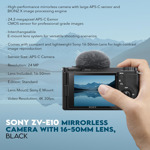 Cámara Sony Zv-e10 Aps-c Para Vlogging Accesorios
