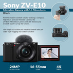 Cámara Sony Zv-e10 Aps-c Para Vlogging Accesorios