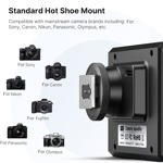 Flash Speedlite ULANZI LM20 Mini para Canon, Fuji, Sony/Nikon