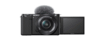 Cámara Digital Mirrorless Vlogger APS-C ZV-E10 + Lente Kit 16-50mm Color Negro