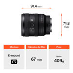 Lente Zoom Gran Angular 16-25mm F2.8 Sony Serie G Full Frame