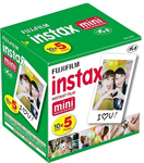 Fujifilm Instax Mini Instant Film, 10 hojas x 5 paquetes (total 50 tomas)