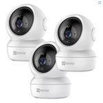 Kit 3 Camaras Seguridad C6n Ezviz Ip 1080p Motorizado Wifi