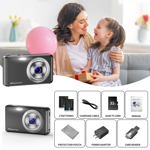 Cámara digital Jckkcfug HD 1080P, 48 MP, zoom 16x, memoria de 32 GB