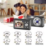 Cámara digital Jckkcfug HD 1080P, 48 MP, zoom 16x, memoria de 32 GB