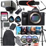 Cámara Sony Alpha a7 III sin espejo ILCE7M3/B con accesorios
