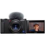 Cámara digital Sony ZV-1, tarjeta de memoria negra de 20,1 MP y 64 GB