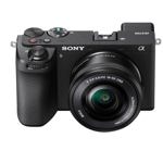 Cámara sin espejo Sony a6700 con lente de 16-50 mm y memoria de 128 GB