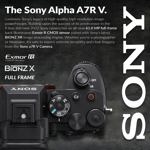 Cámara Sony Alpha A7r V 61.0MP sin espejo de fotograma completo