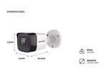 Cámara De Seguridad Hikvision DS-2CE16D0T-EXIPF Hd 1080p Exterior Ir