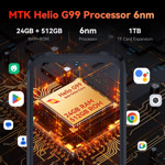 Smartphone Cubot KingKong 9, 12 GB de RAM, 512 GB de ROM, cámara de 100 MP