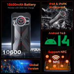 Smartphone Cubot KingKong 9, 12 GB de RAM, 512 GB de ROM, cámara de 100 MP