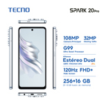 Smartphone Tecno Kj6 Spark 20 Pro 256 + 8gb