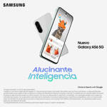 Celular Samsung A56 5g 8/256gb Awesome Lightgray