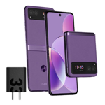 CELULAR MOTOROLA RAZR 40 (XT2323-1)  8GB256GB  64MP32MP MORADO AMATISTA (91PAYA0022AR)