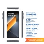 Celular Tecno Pova 6 12GB 256GB Ram Meteorite Grey