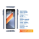 Celular Tecno Pova 6 12GB 256GB Ram Interestellar Blue