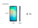 Celular Negro Samsung Galaxy A06 128GB SM-A065M