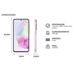 Celular Samsung Galaxy A35 5G 256GB SM-A356E Lila