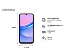 Celular Samsung Galaxy A15 128GB SM-A155M Negro